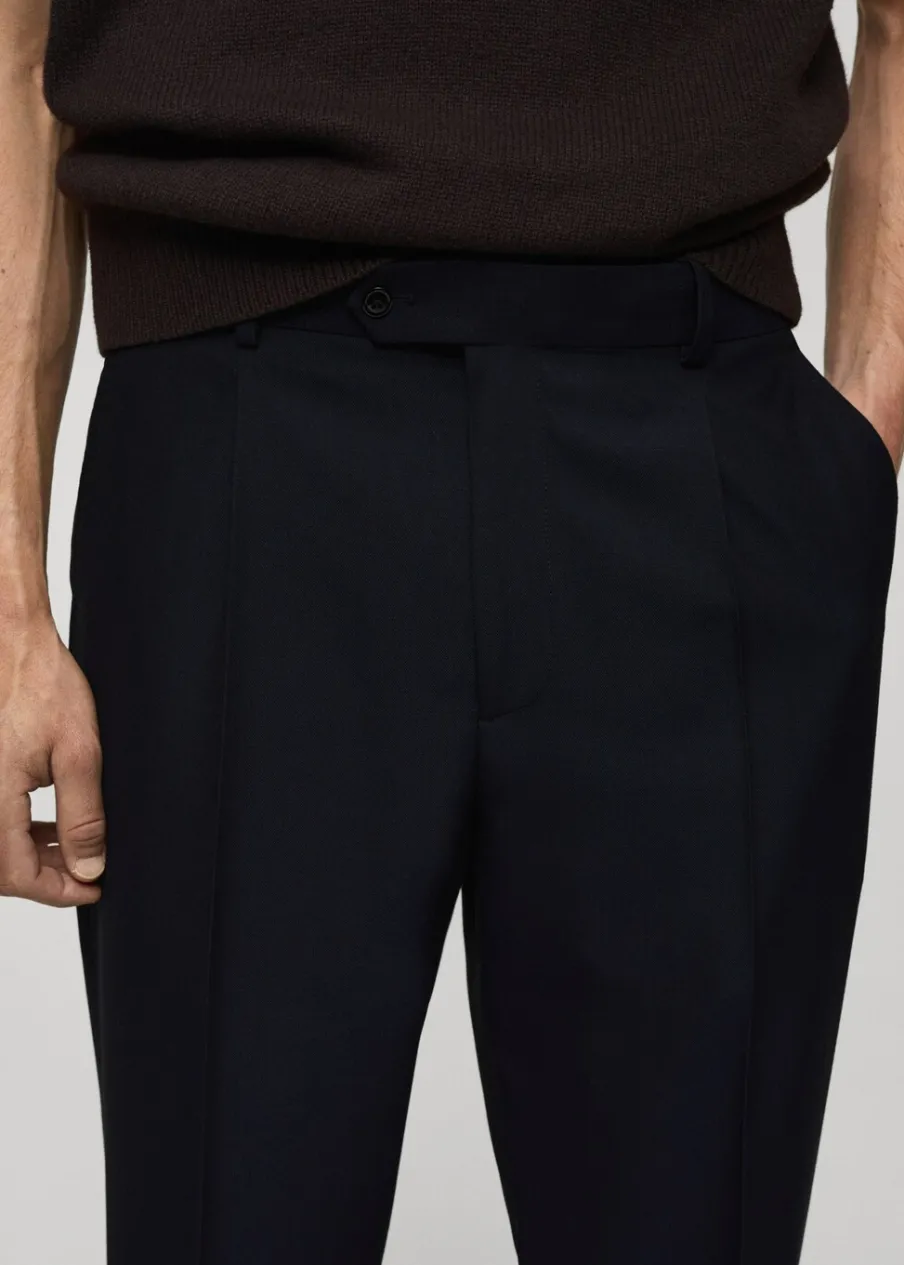 MANGO Spodnie|Spodnie*Spodnie garniturowe slim fit