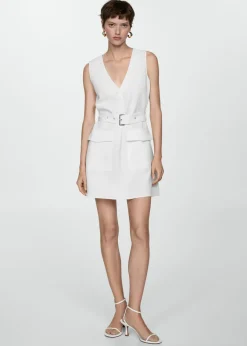 MANGO Sukienki I Kombinezony*Spodnie garniturowe slim fit z oddychającej tkaniny