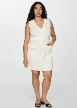 MANGO Sukienki I Kombinezony*Spodnie garniturowe slim fit z oddychającej tkaniny