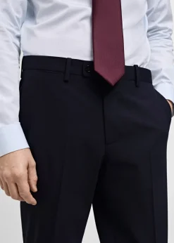 MANGO Spodnie|Spodnie*Spodnie garniturowe Turin z 100% wełny