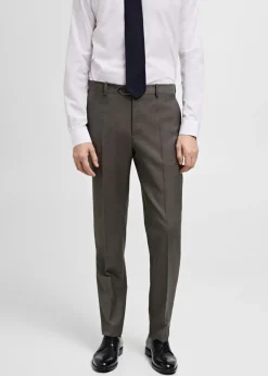 MANGO Spodnie|Spodnie*Spodnie garniturowe Venice z 100% wełny dziewiczej