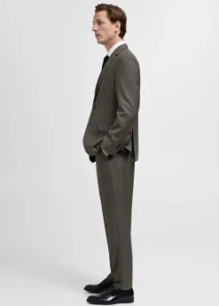 MANGO Spodnie|Spodnie*Spodnie garniturowe Venice z 100% wełny dziewiczej