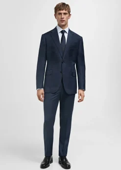 MANGO Spodnie|Spodnie*Spodnie garniturowe Venice z 100% wełny dziewiczej