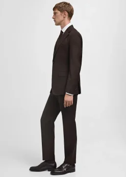 MANGO Spodnie|Spodnie*Spodnie garniturowe Venice z 100% wełny dziewiczej