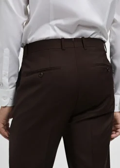 MANGO Spodnie|Spodnie*Spodnie garniturowe Venice z 100% wełny dziewiczej