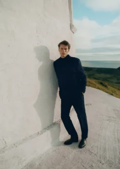 MANGO Spodnie|Spodnie*Spodnie garniturowe z flaneli z 100% wełny dziewiczej