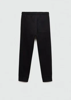 Dzieci MANGO Joggersy*Spodnie jogger z bawełny z kieszeniami