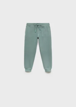 Dzieci MANGO Spodnie*Spodnie joggersy bawełniane