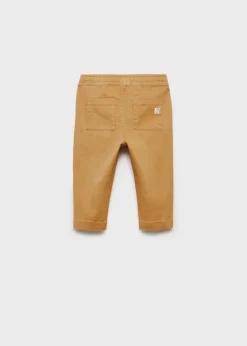 Dzieci MANGO Spodnie*Spodnie joggersy bawełniane