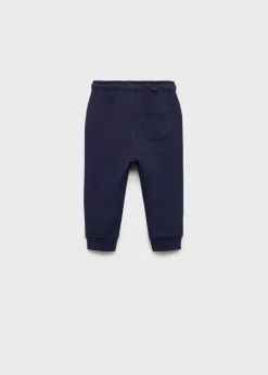 Dzieci MANGO Spodnie*Spodnie joggersy bawełniane