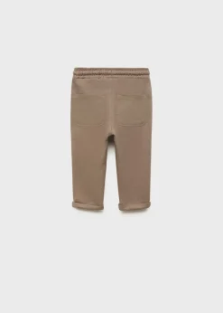 Dzieci MANGO Spodnie*Spodnie joggersy bawełniane