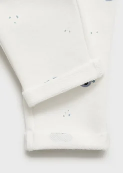 Dzieci MANGO Spodnie|Spodnie*Spodnie joggersy z nadrukiem