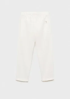 Dzieci MANGO Spodnie*Spodnie lniane z elastycznym pasem
