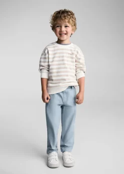 Dzieci MANGO Spodnie*Spodnie o prostym kroju z bawełny