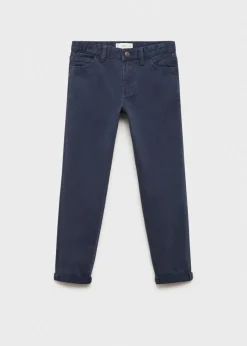 Dzieci MANGO Spodnie*Spodnie o prostym kroju z bawełny