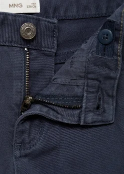 Dzieci MANGO Spodnie*Spodnie o prostym kroju z bawełny