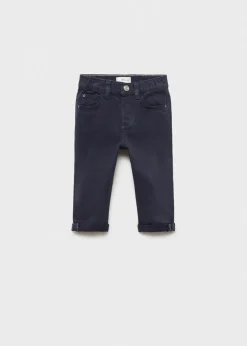 Dzieci MANGO Spodnie*Spodnie o prostym kroju z bawełny