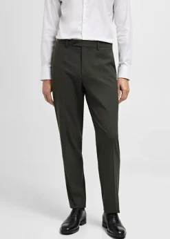 MANGO Spodnie|Spodnie*Spodnie od garnituru slim fit z tkaniny comfort stretch