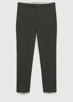 MANGO Spodnie|Spodnie*Spodnie od garnituru slim fit z tkaniny comfort stretch