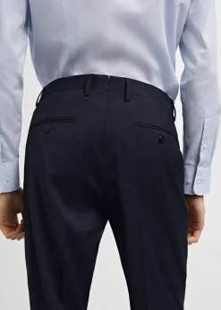 MANGO Spodnie|Spodnie*Spodnie od garnituru slim fit z tkaniny comfort stretch