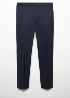 MANGO Spodnie|Spodnie*Spodnie od garnituru slim fit z tkaniny comfort stretch