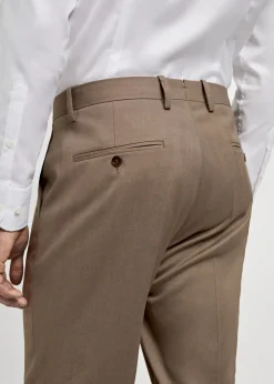 MANGO Spodnie|Spodnie*Spodnie od garnituru slim fit z tkaniny comfort stretch