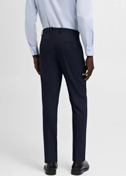 MANGO Spodnie|Spodnie*Spodnie od garnituru slim fit z tkaniny comfort stretch