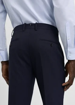 MANGO Spodnie|Spodnie*Spodnie od garnituru slim fit z tkaniny comfort stretch