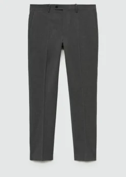 MANGO Spodnie|Spodnie*Spodnie od garnituru slim fit z tkaniny comfort stretch