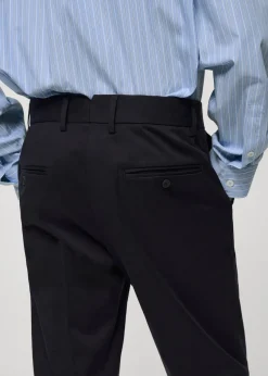 MANGO Spodnie*Spodnie regular fit z bawełny i tencelu