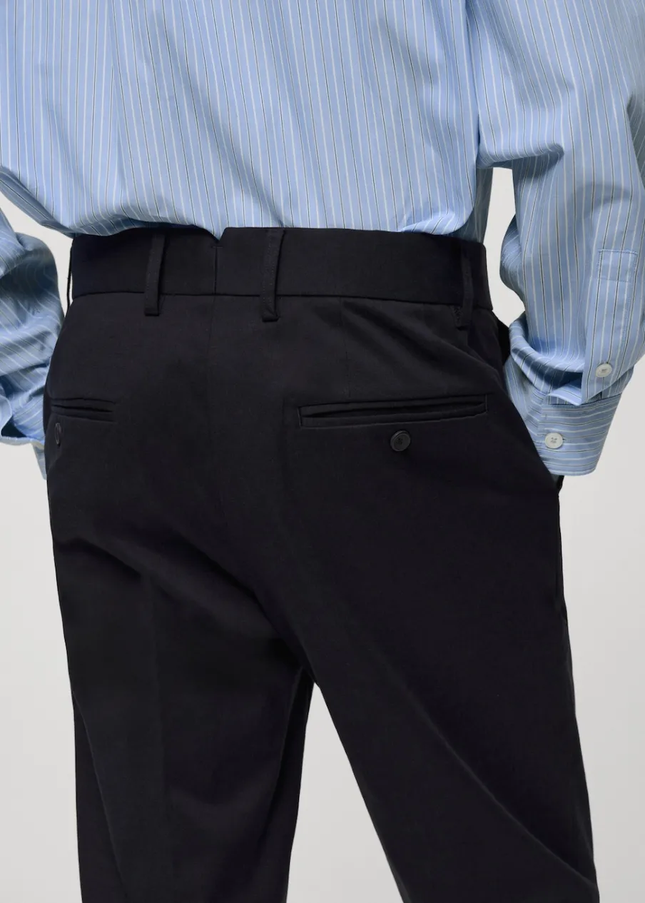 MANGO Spodnie*Spodnie regular fit z bawełny i tencelu