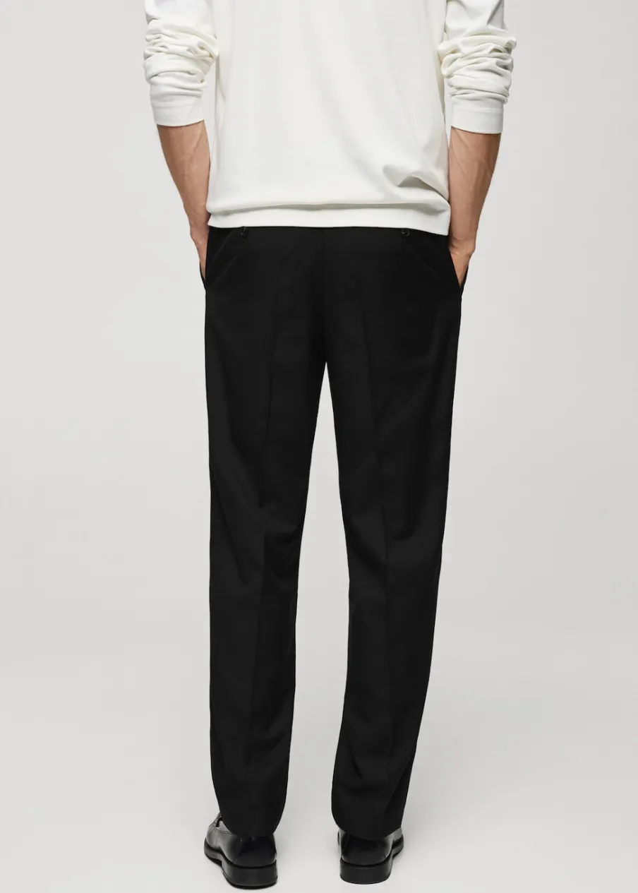 MANGO Spodnie*Spodnie regular fit z zaszewkami