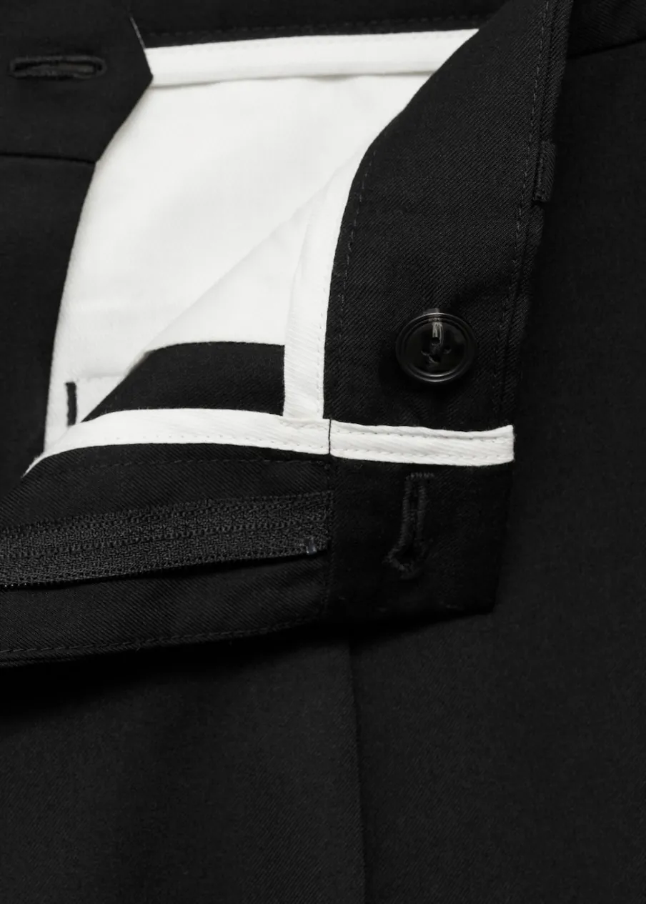 MANGO Spodnie*Spodnie regular fit z zaszewkami