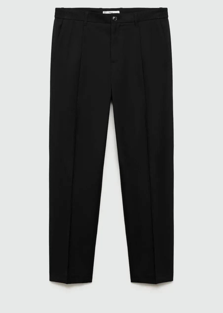 MANGO Spodnie*Spodnie regular fit z zaszewkami