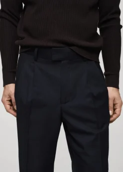 MANGO Spodnie*Spodnie regular fit z zaszewkami