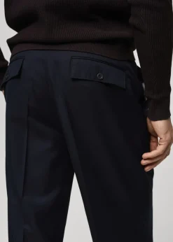 MANGO Spodnie*Spodnie regular fit z zaszewkami