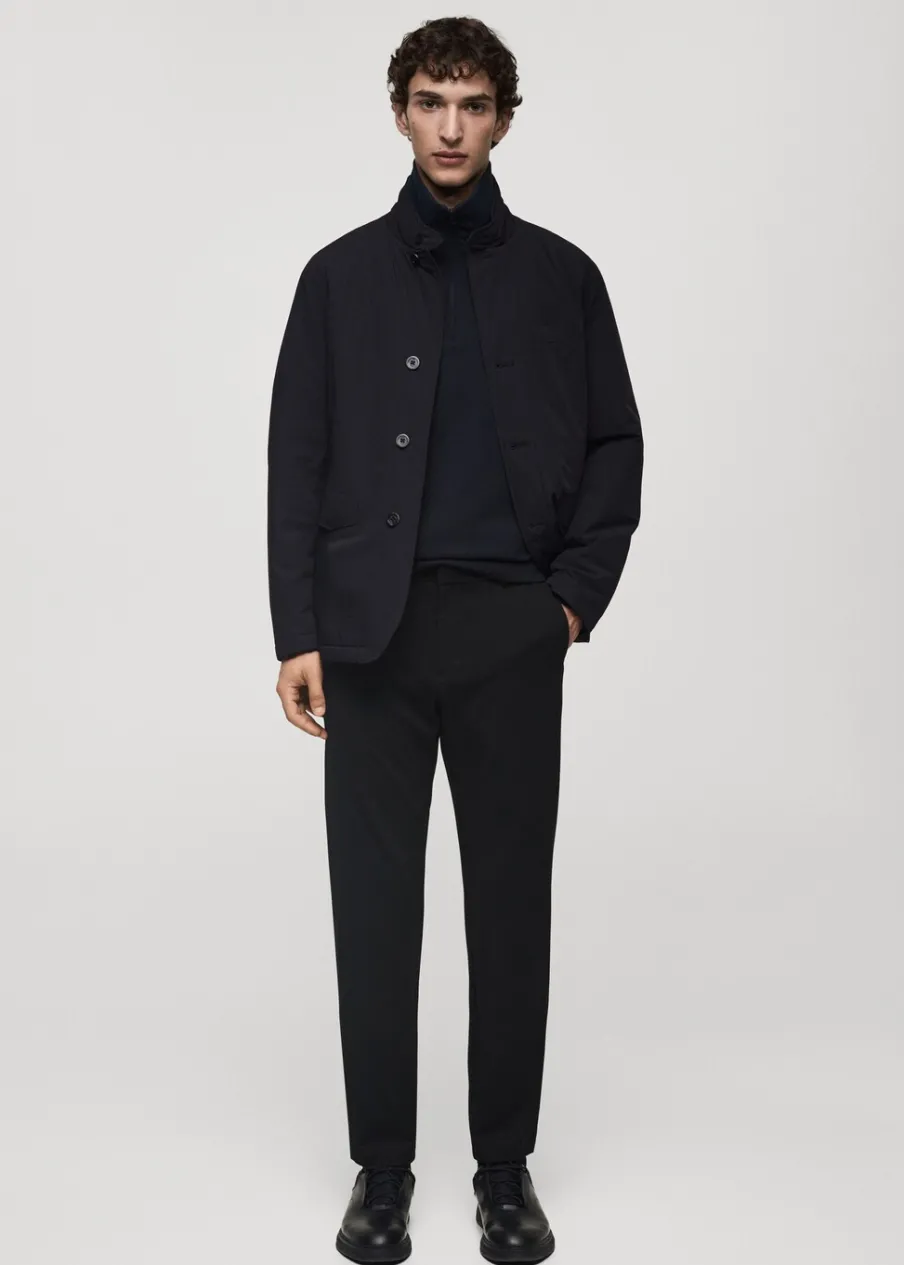 MANGO Spodnie*Spodnie slim fit comfort strech ze sznurkiem