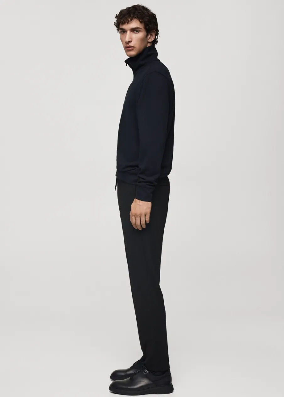 MANGO Spodnie*Spodnie slim fit comfort strech ze sznurkiem