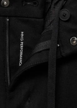 MANGO Spodnie*Spodnie slim fit comfort strech ze sznurkiem