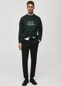 MANGO Spodnie*Spodnie slim fit comfort strech