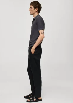 MANGO Spodnie*Spodnie slim fit z 100% lnu