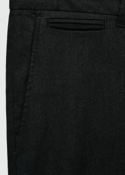 MANGO Spodnie*Spodnie slim fit z 100% lnu