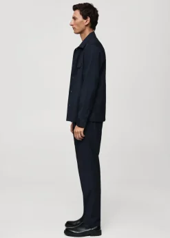 MANGO Spodnie*Spodnie slim fit z zaszewkami