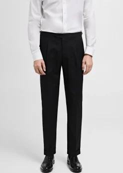 MANGO Spodnie|Spodnie*Spodnie smokingowe slim fit