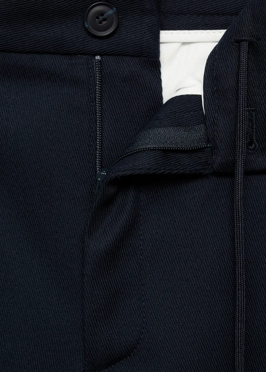 MANGO Spodnie*Spodnie straight fit z zaszewkami