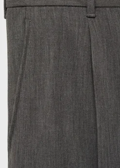 MANGO Spodnie*Spodnie straight fit z zaszewkami