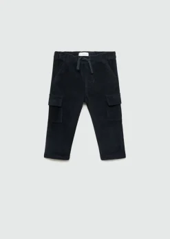 Dzieci MANGO Spodnie*Spodnie sztruksowe cargo