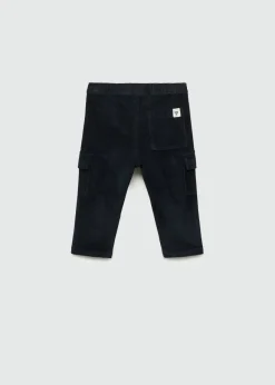Dzieci MANGO Spodnie*Spodnie sztruksowe cargo