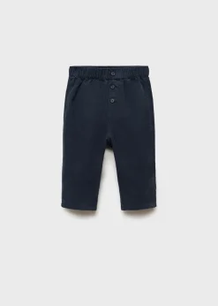 Dzieci MANGO Spodnie|Spodnie*Spodnie sztruksowe na guziki
