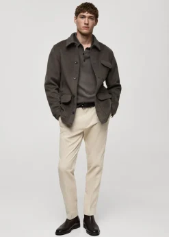 MANGO Spodnie*Spodnie sztruksowe regular fit